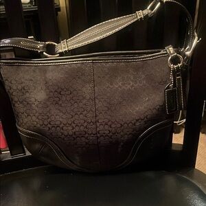 Black Coach Shoulder Bag